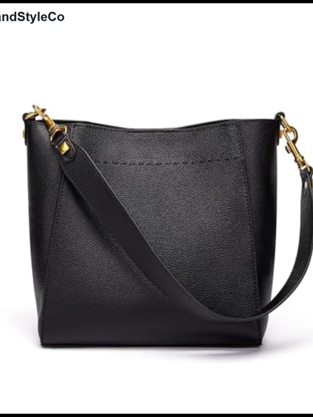 Genuine Leather Bucket Hobo Bag Shoulder Tote Purse Women